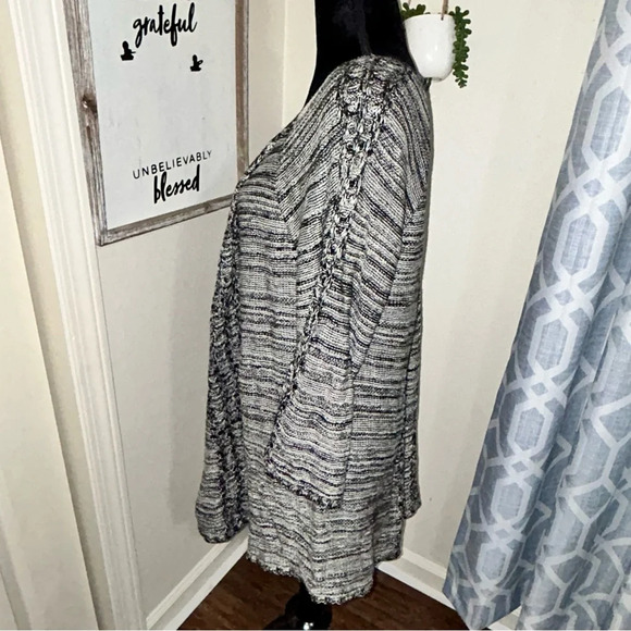 Heather gray sweater top - Picture 3 of 5